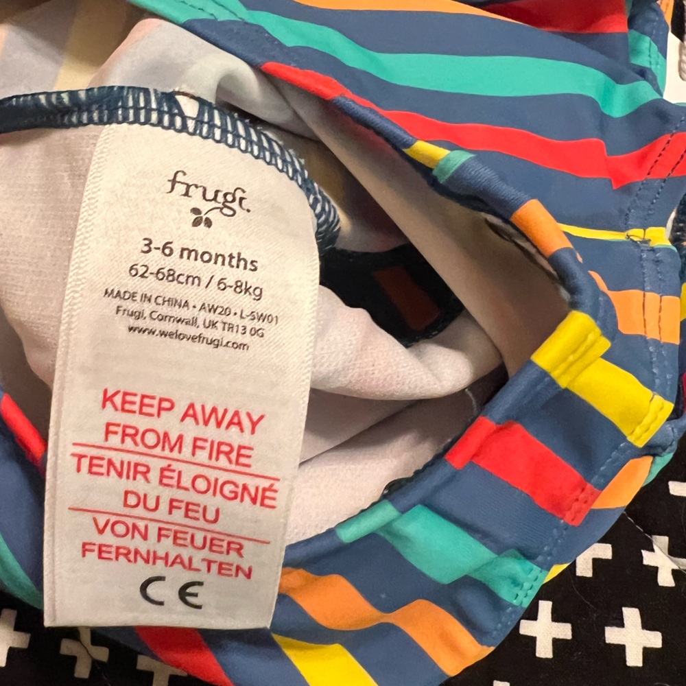 Frugi Baby Swimsuit. - Picture 4 of 4